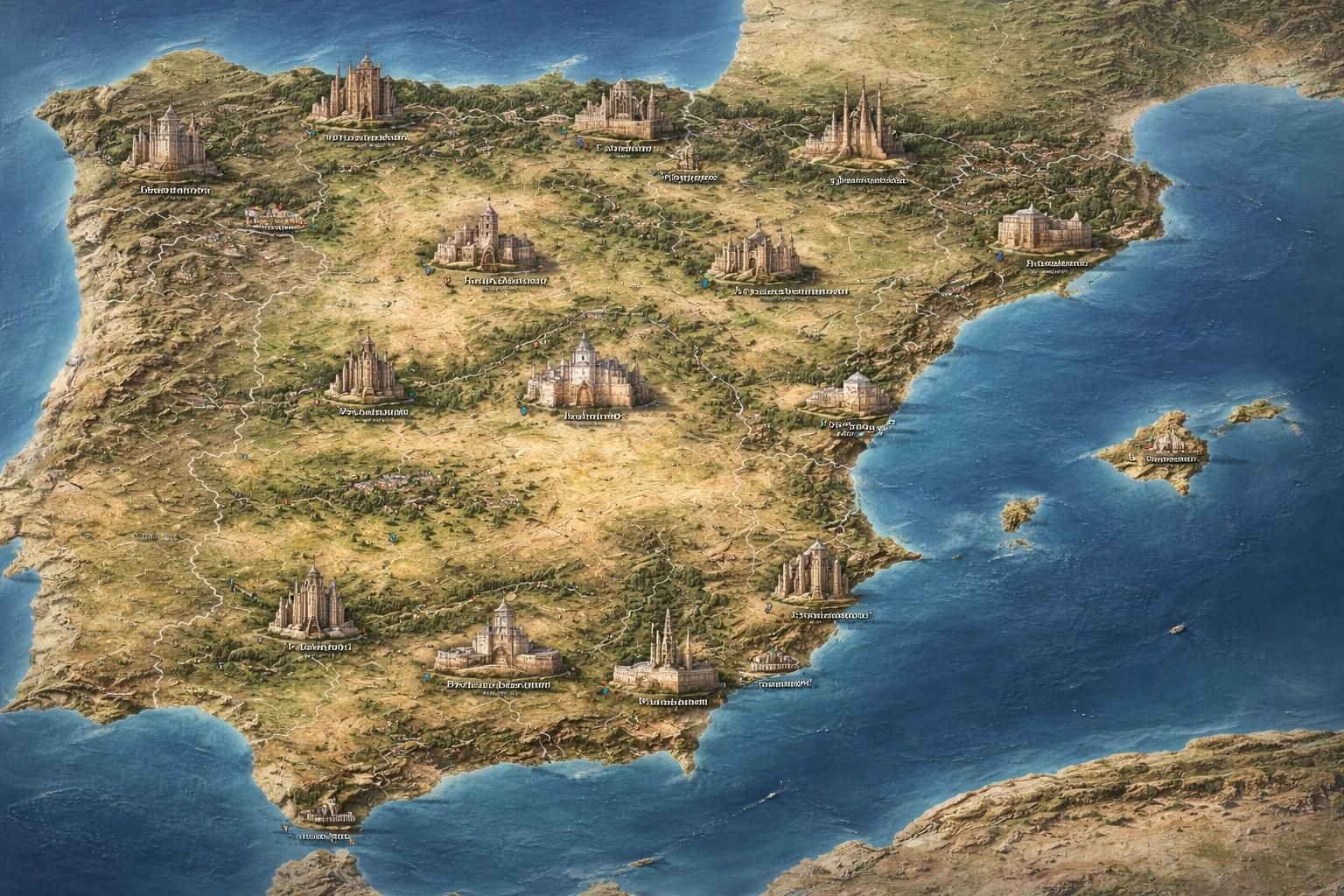 explorez les 17 régions d'espagne et découvrez leurs capitales incontournables à travers un voyage culturel et historique unique.