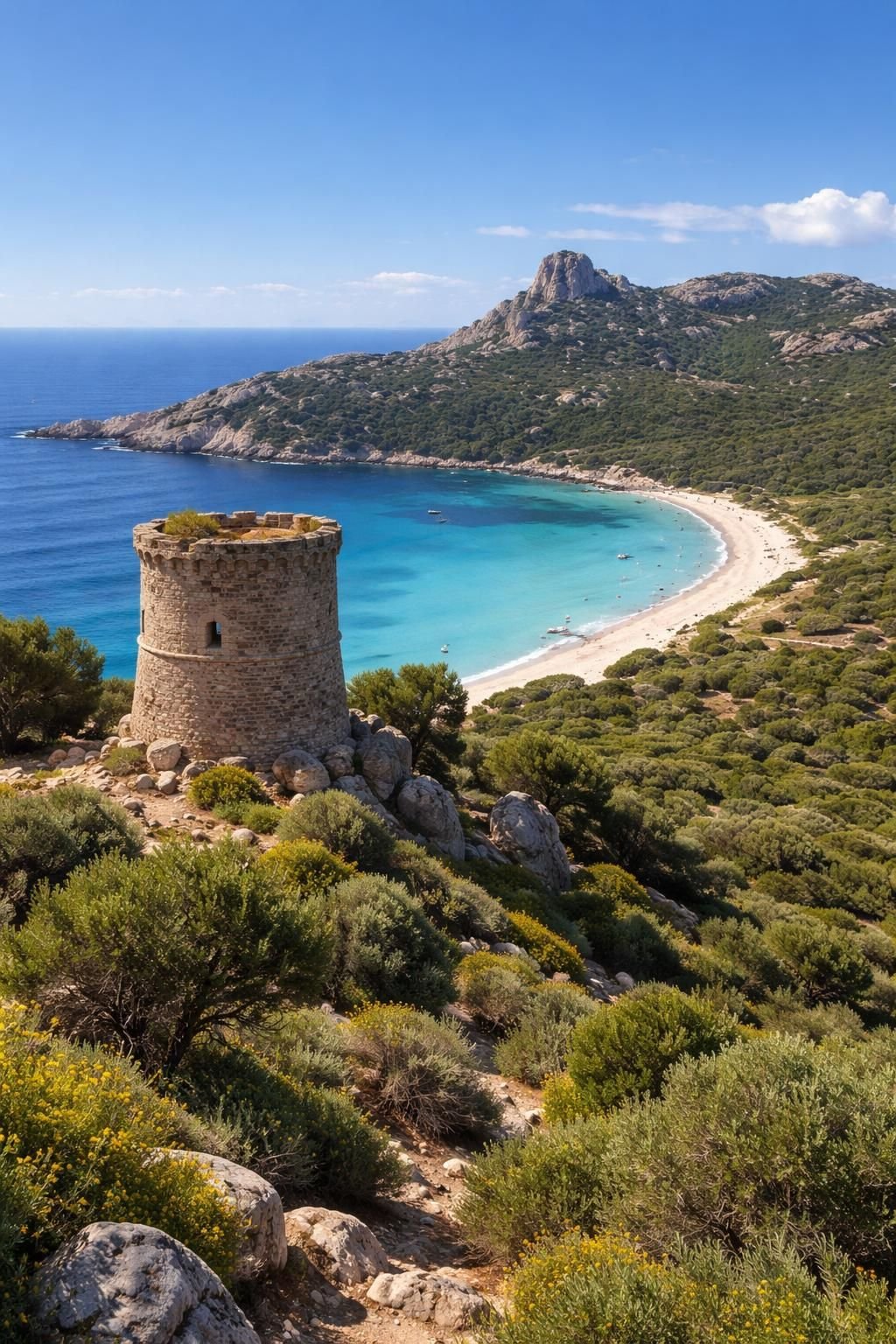 explorez la plage de roccapina en corse, un joyau naturel aux eaux turquoise et paysages sauvages, idéal pour les amoureux de la nature et de la tranquillité.