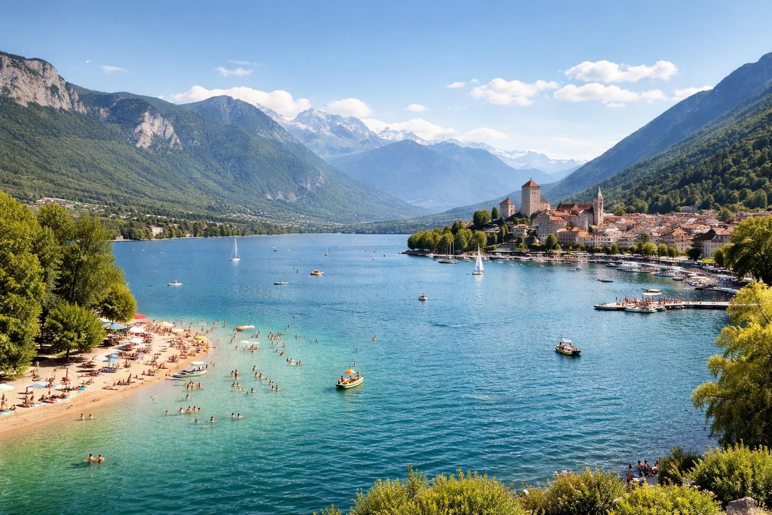 explorez les magnifiques paysages et les activités incontournables du lac d'annecy en 2026 pour une expérience inoubliable au cœur des alpes.